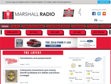 Tablet Screenshot of marshallradio.net